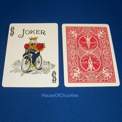52 Color Joker Cards - Bicycle Red Back