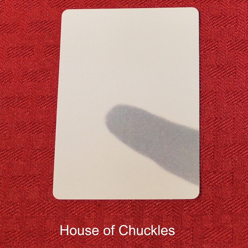 Thermal Fingerprint - Custom Printed Bicycle Gaff Playing Card