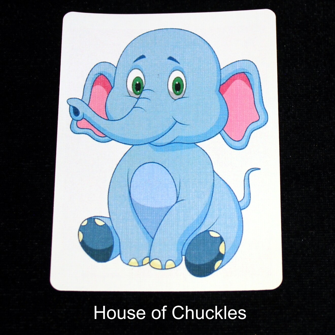 Elephant - Animal - Custom Printed Bicycle Gaff Playing Card