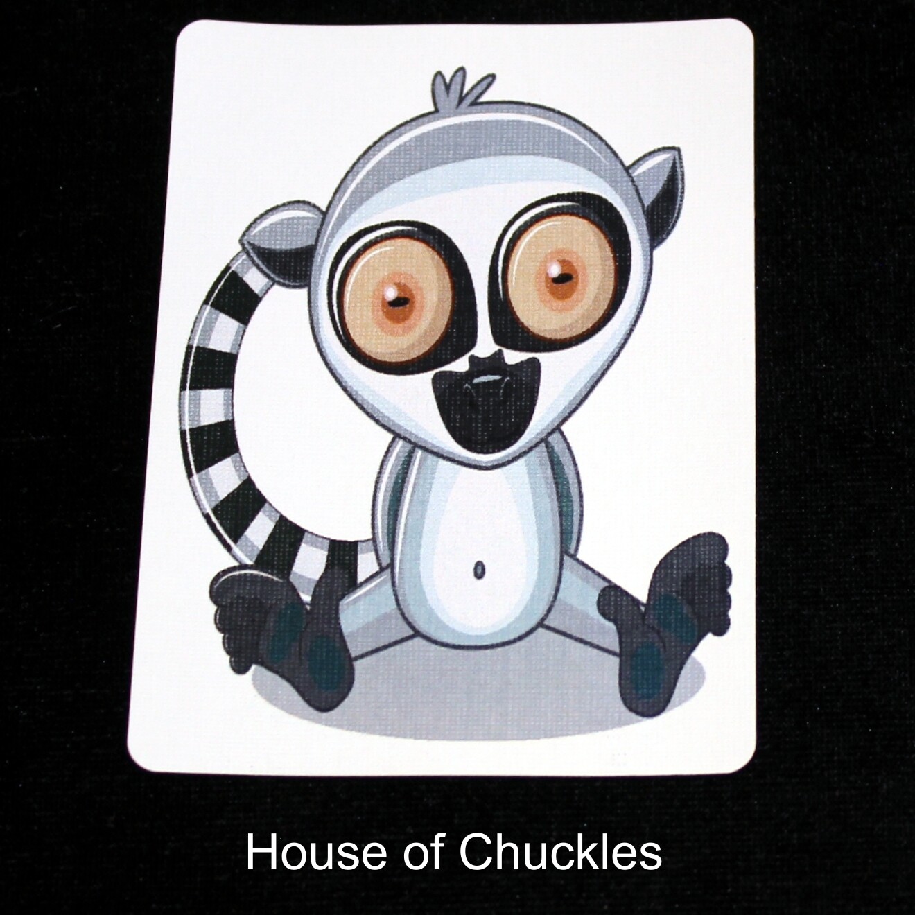 Lemur - Animal - Custom Printed Bicycle Gaff Playing Card