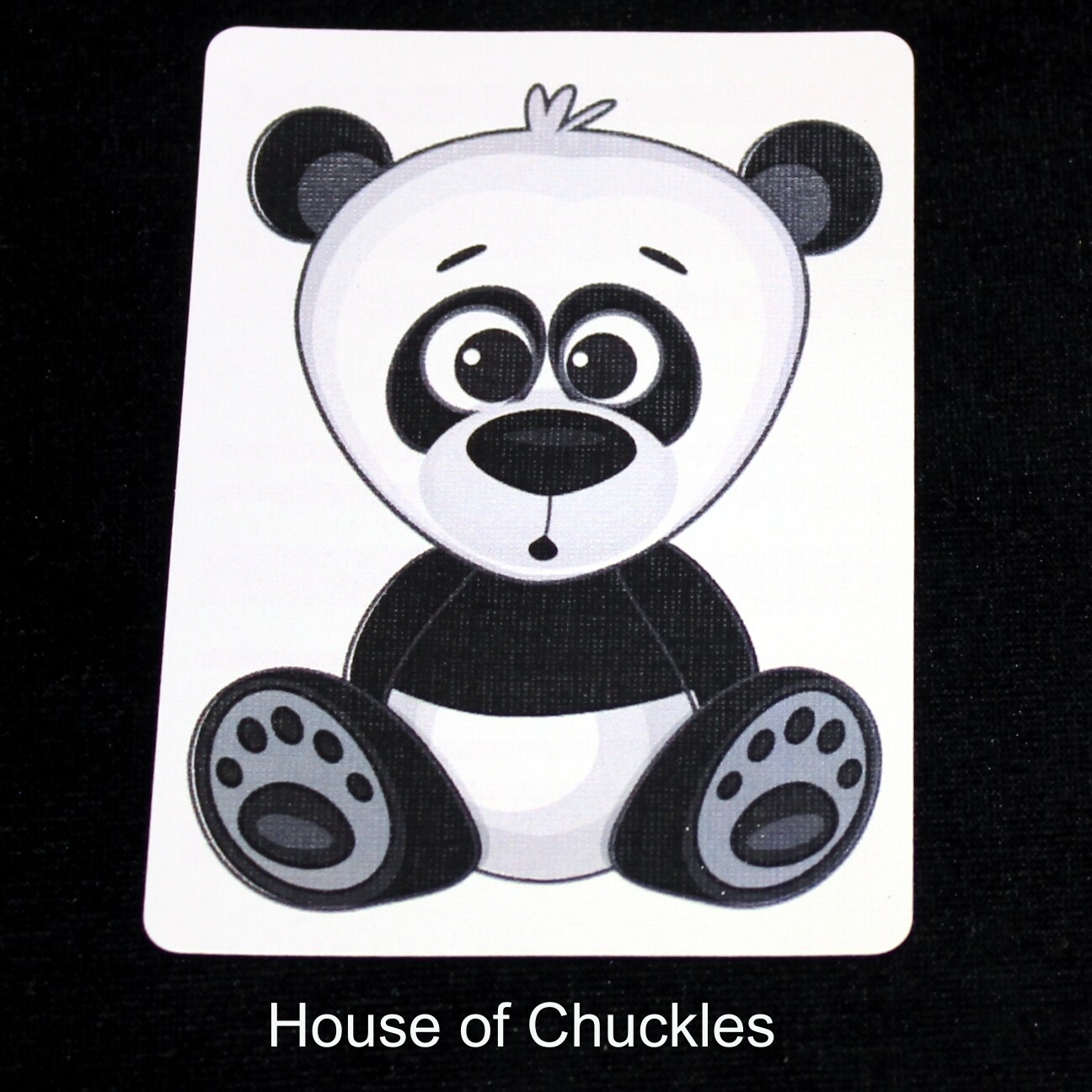 Panda - Animal - Custom Printed Bicycle Gaff Playing Card