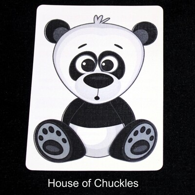 Panda - Animal - Custom Printed Bicycle Gaff Playing Card