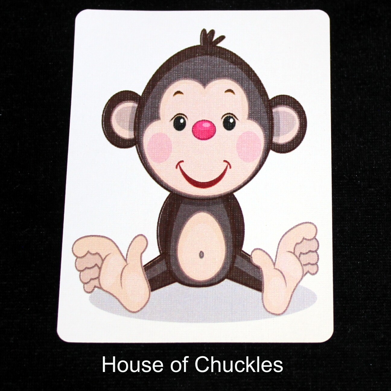 Monkey - Animal - Custom Printed Bicycle Gaff Playing Card