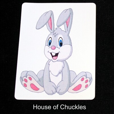Baby Bunny Rabbit - Animal - Custom Printed Bicycle Gaff Playing Card