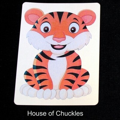 Baby Tiger - Animal - Custom Printed Bicycle Gaff Playing Card