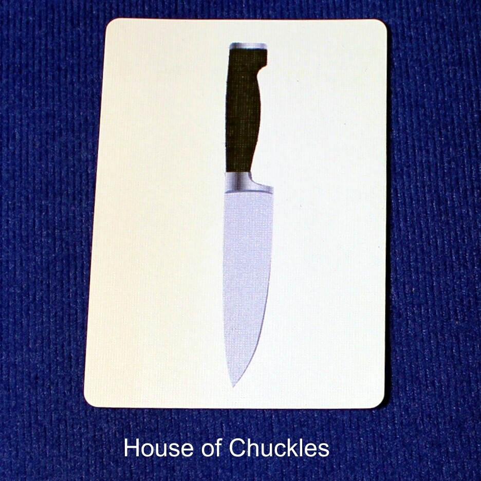 Butcher Knife - Custom Printed Bicycle Gaff Playing Card