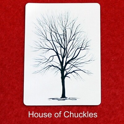 Tree #2 - Custom Printed Bicycle Gaff Playing Card