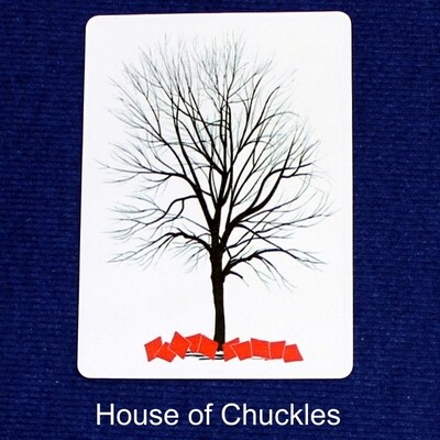 Tree of Fallen Diamonds - Custom Printed Bicycle Gaff Playing Card