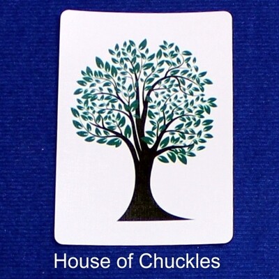 Tree #3 - Custom Printed Bicycle Gaff Playing Card