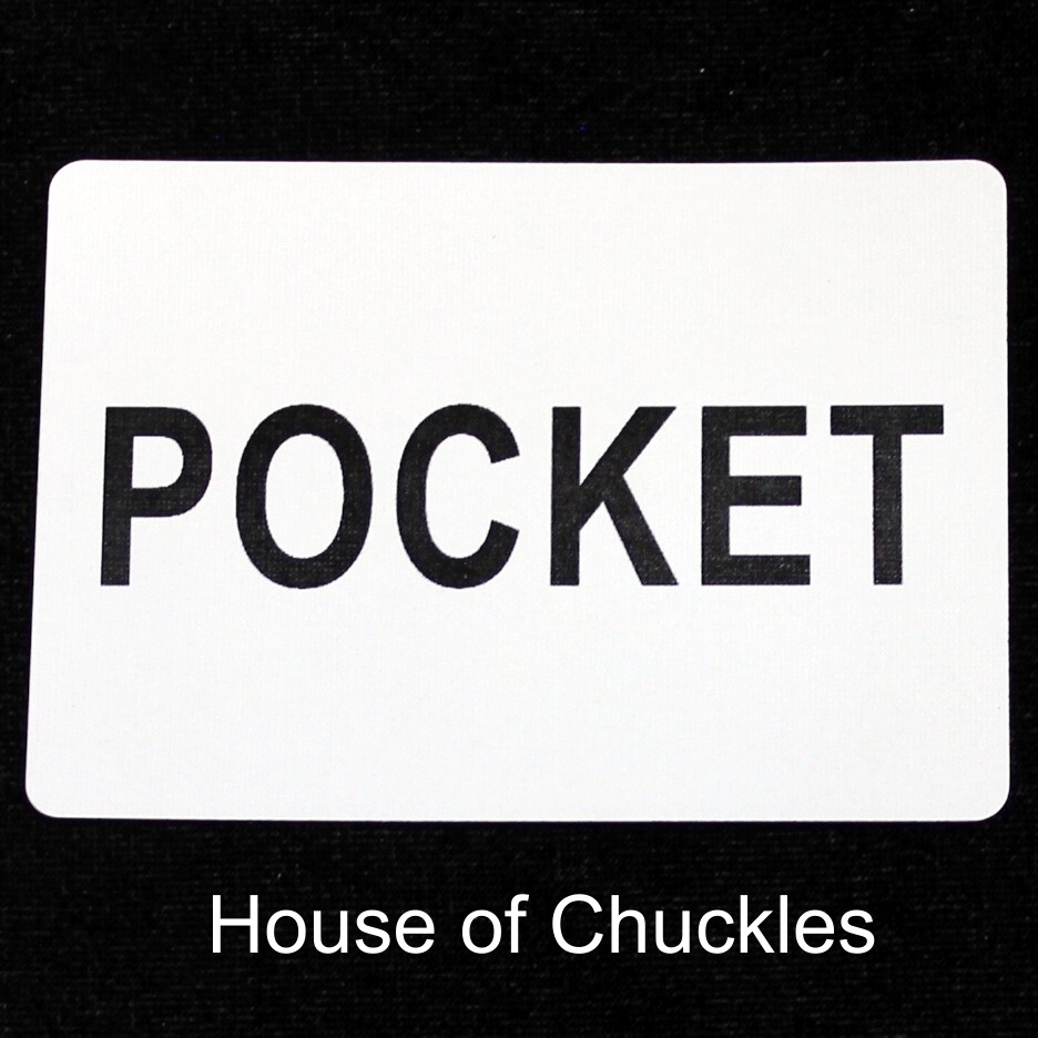 Pocket - Custom Printed Bicycle Gaff Playing Card