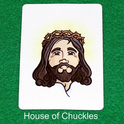Jesus - Custom Made Printed Bicycle Gaff Playing Card