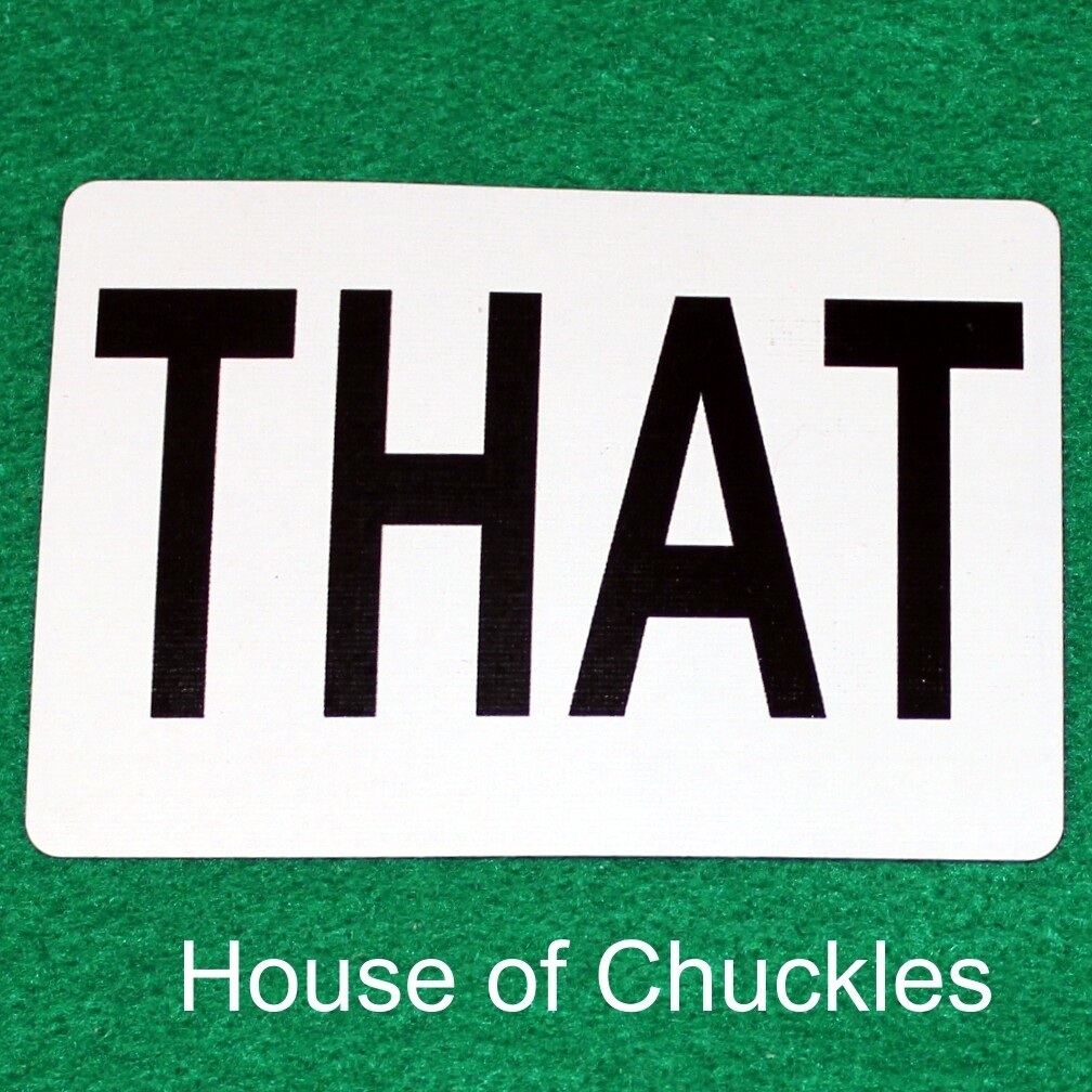 THIS - Bicycle, Custom Printed Gaff Playing Card