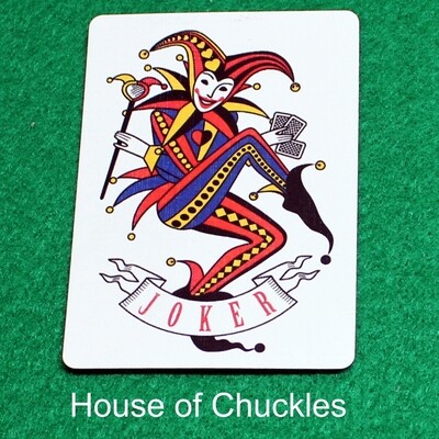 Joker Banner - Custom Printed Bicycle Gaff Playing Card