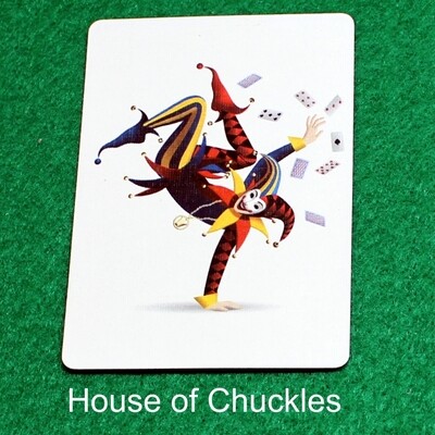 Joker Hand Stand - Custom Printed Bicycle Gaff Playing Card