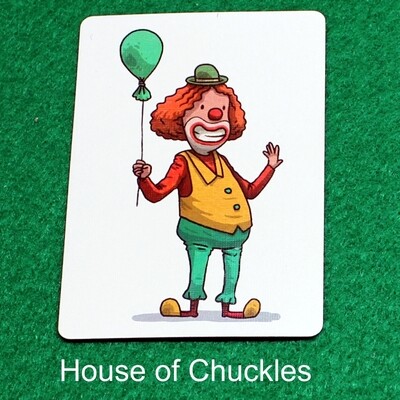 Joker Clown - Custom Printed Bicycle Gaff Playing Card
