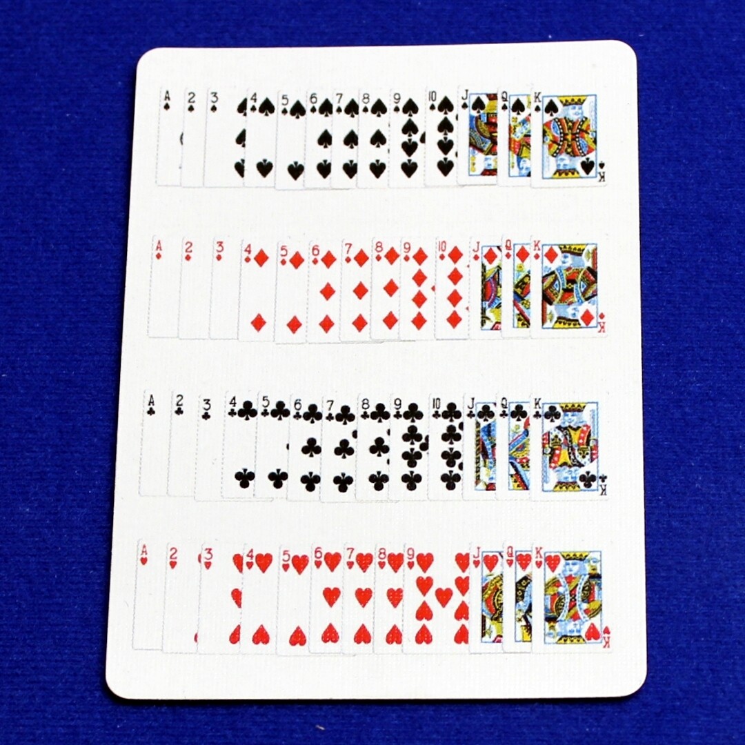 52 on 1 - Missing 10 of Hearts - Bicycle, Custom Printed Gaff Playing Card