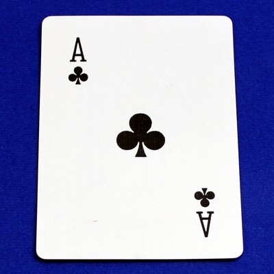 Ace of Spades - Moved In Corner Pips - Custom Printed Bicycle Gaff Playing Card