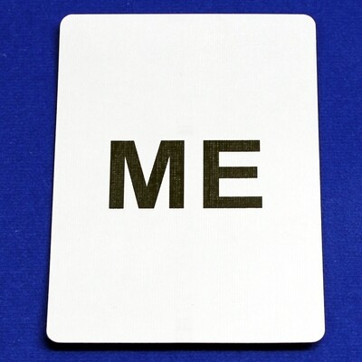 ME - Custom Printed Bicycle Gaff Playing Card