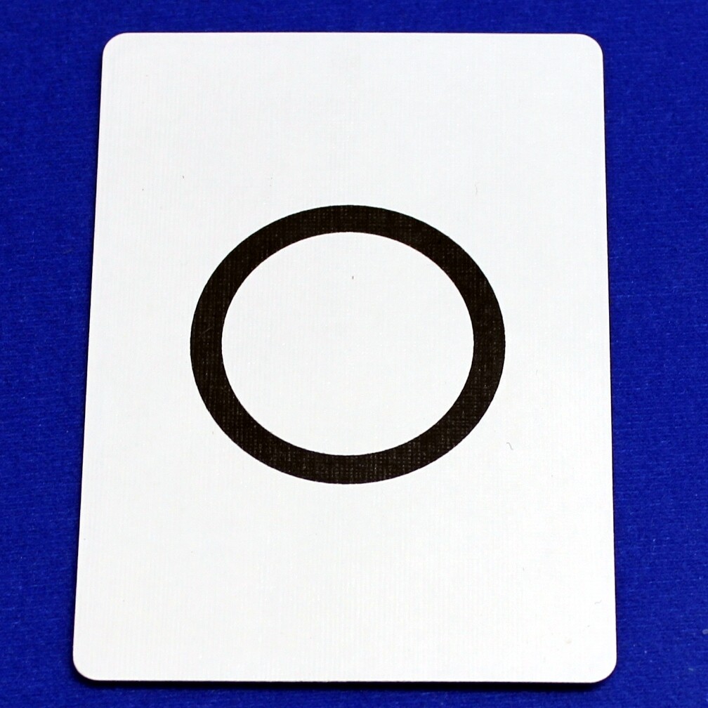 ESP Circle - Bicycle, Custom Printed Gaff Playing Card