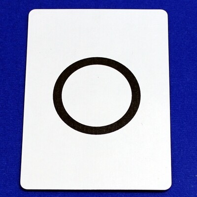 ESP Circle - Bicycle, Custom Printed Gaff Playing Card
