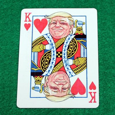 King of Hearts - Trump - Custom Printed Bicycle Gaff Playing Card