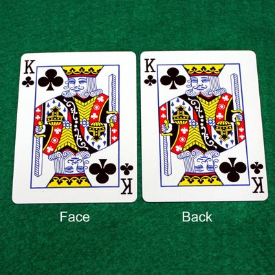 King of Clubs - Mirror - Double Face - OFFICIAL - Bicycle Gaff Playing Card