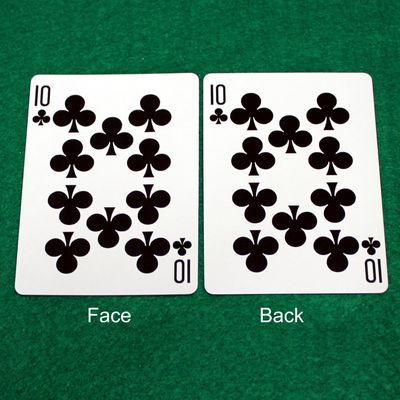 10 of Clubs - Mirror - Double Face - OFFICIAL - Bicycle Gaff Playing Card