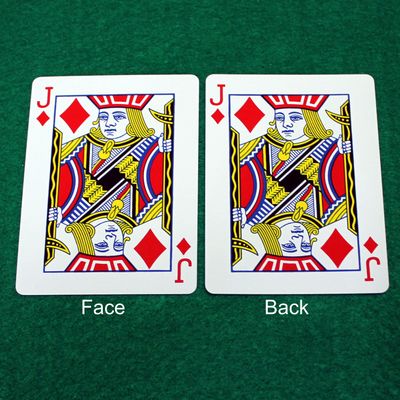 Jack of Diamonds - Mirror - Double Face - OFFICIAL - Bicycle Gaff Playing Card