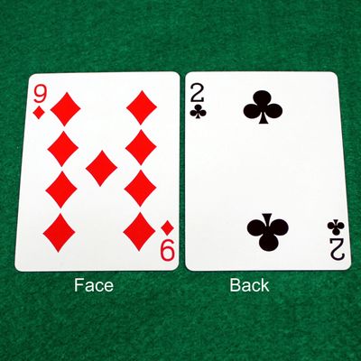 9 of Diamonds / 2 of Clubs - Double Face - OFFICIAL - Bicycle Gaff Playing Card