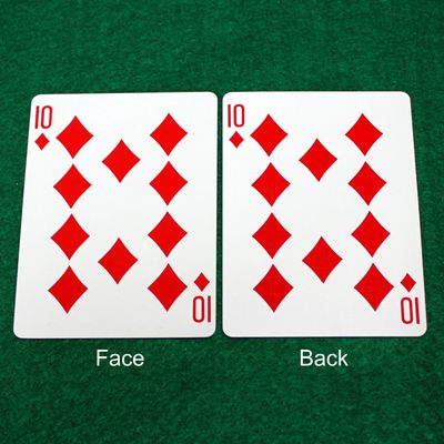 10 of Diamonds - Mirror - Double Face - OFFICIAL - Bicycle Gaff Playing Card