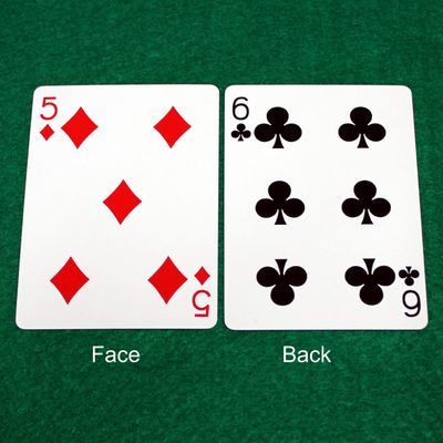 5 of Diamonds / 6 of Clubs - Double Face - OFFICIAL - Bicycle Gaff Playing Card