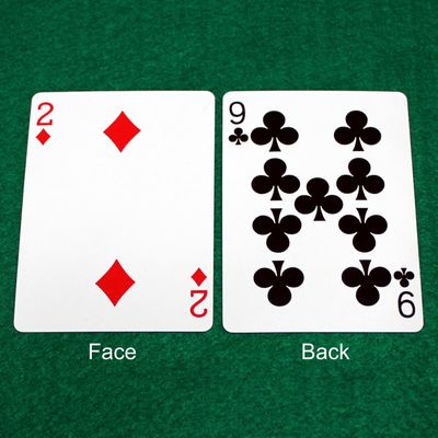2 of Diamonds / 9 of Clubs - Double Face - OFFICIAL - Bicycle Gaff Playing Card