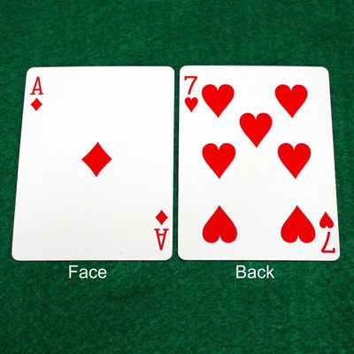 Ace of Diamonds / 7 of Hearts - Double Face - OFFICIAL - Bicycle Gaff Playing Card