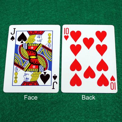 Jack of Spades / 10 of Hearts - Double Face - OFFICIAL - Bicycle Gaff Playing Card