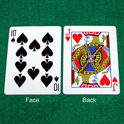 10 of Spades / Jack of Hearts - Double Face - OFFICIAL - Bicycle Gaff Playing Card