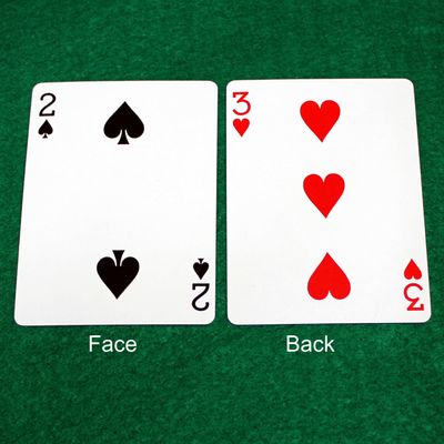 2 of Spades / 3 of Hearts - Double Face - OFFICIAL - Bicycle Gaff Playing Card