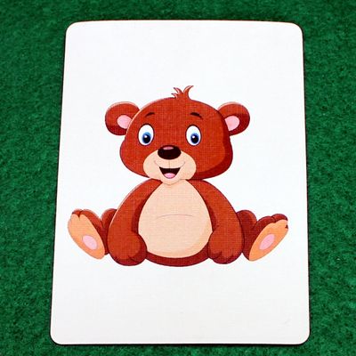 Baby Bear Cub - Animal - Custom Printed Bicycle Gaff Playing Card