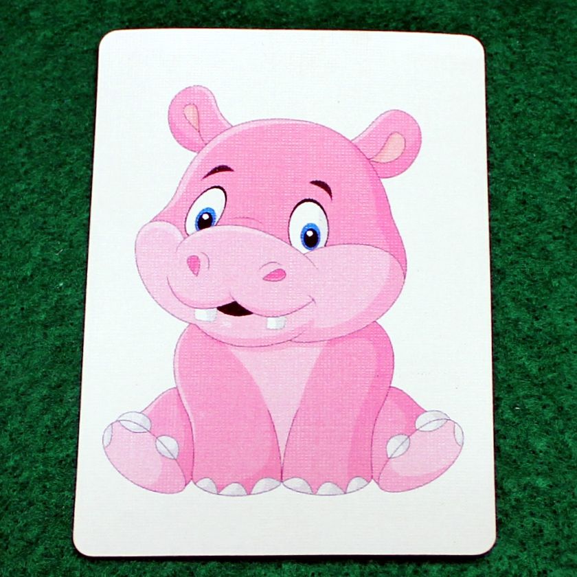 Baby Hippo - Animal - Custom Printed Bicycle Gaff Playing Card