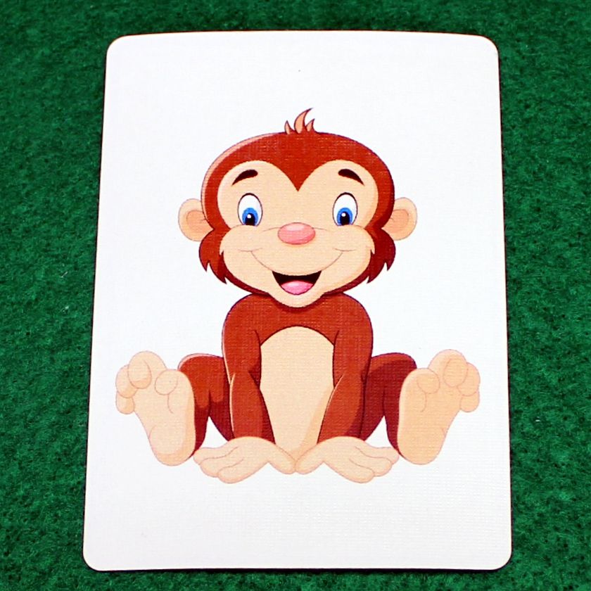 Baby Monkey - Animal - Custom Printed Bicycle Gaff Playing Card
