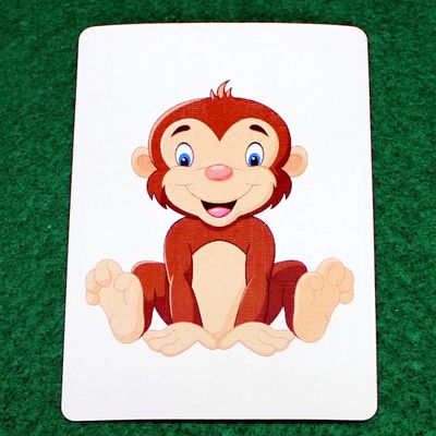 Baby Monkey - Animal - Custom Printed Bicycle Gaff Playing Card