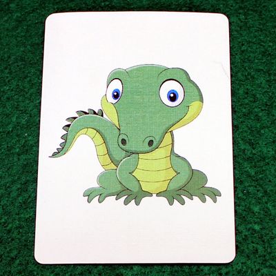 Baby Alligator - Animal - Custom Printed Bicycle Gaff Playing Card