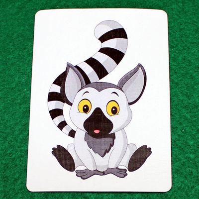 Baby Lemma - Animal - Custom Printed Bicycle Gaff Playing Card