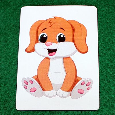 Baby Puppy, Dog - Animal - Custom Printed Bicycle Gaff Playing Card