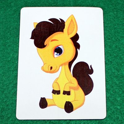 Baby Pony, Horse - Animal - Custom Printed Bicycle Gaff Playing Card