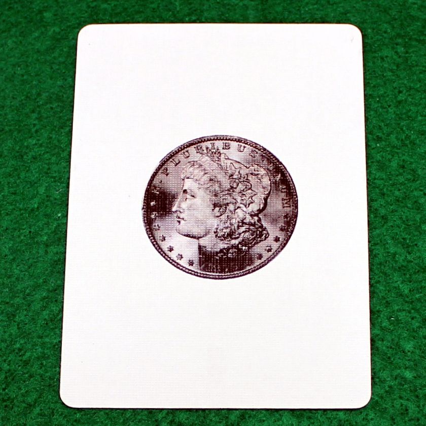 Morgan Dollar - Custom Printed Bicycle Gaff Playing Card
