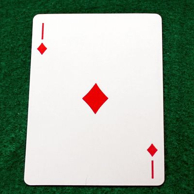 1 of Diamonds - Bicycle, Custom Printed Gaff Playing Card