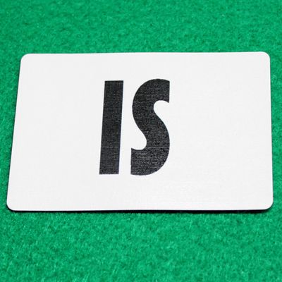 IS - Custom Printed Bicycle Gaff Playing Card