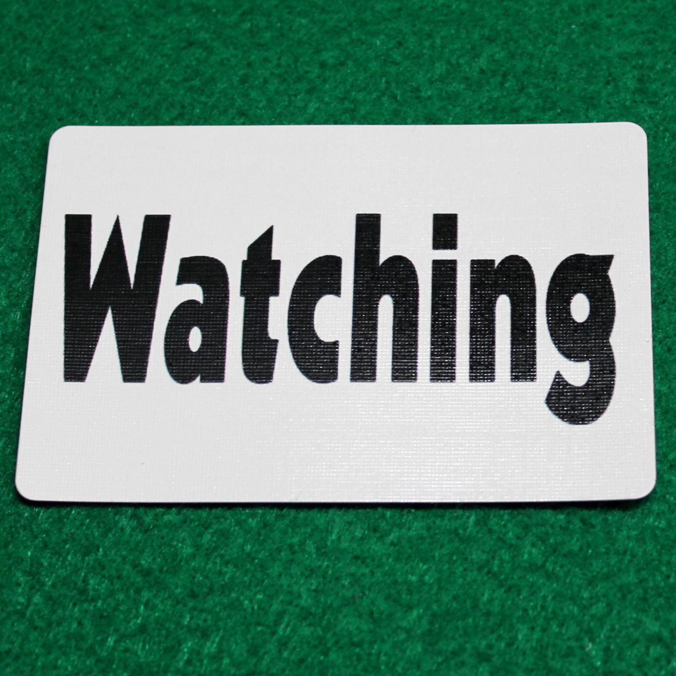 Watching - Custom Printed Bicycle Gaff Playing Card