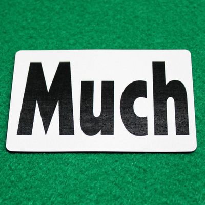 Much - Custom Printed Bicycle Gaff Playing Card