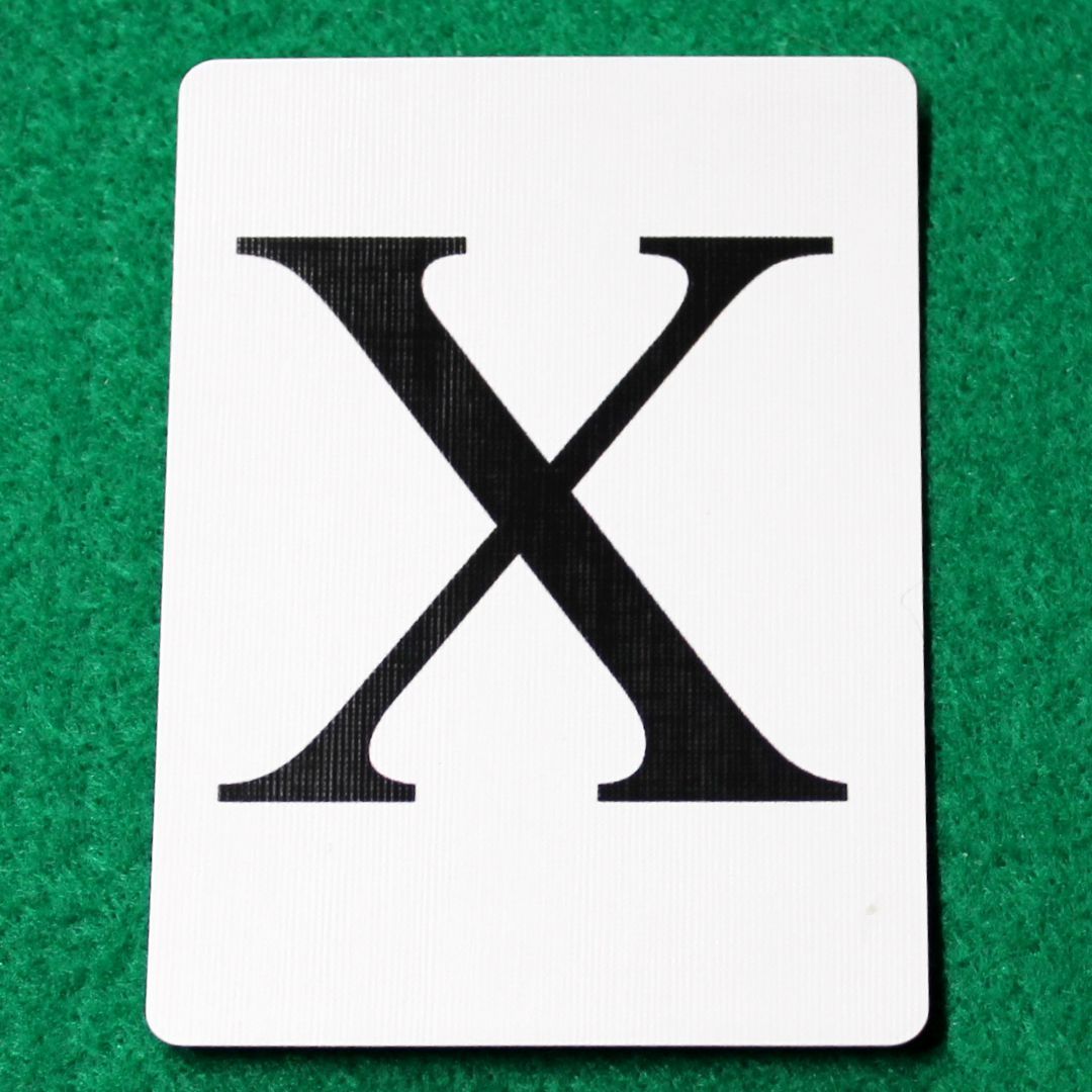 You Want To See A Picture Of 2 My X? - Custom Printed Bicycle Gaff Playing Card